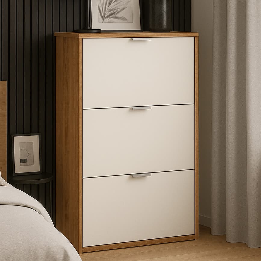 LANÇAMENTO! Sapateira Aconchego Organizadora 3 Portas Multiuso Armário Quarto Sala Estante Moderna