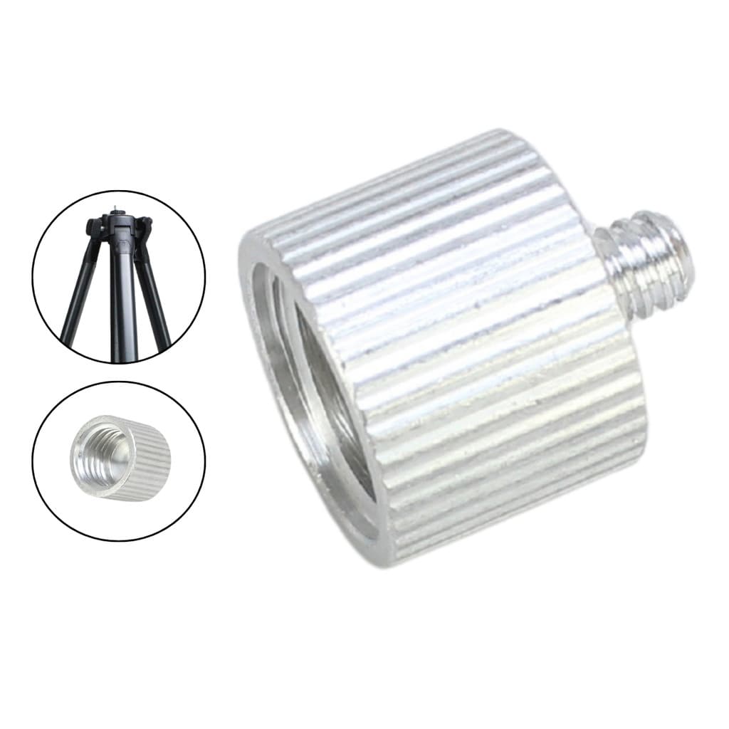 Adaptador Conversor Pino para Tripé de Nível Laser 5/8 Fêmea 1/4 Macho Universal