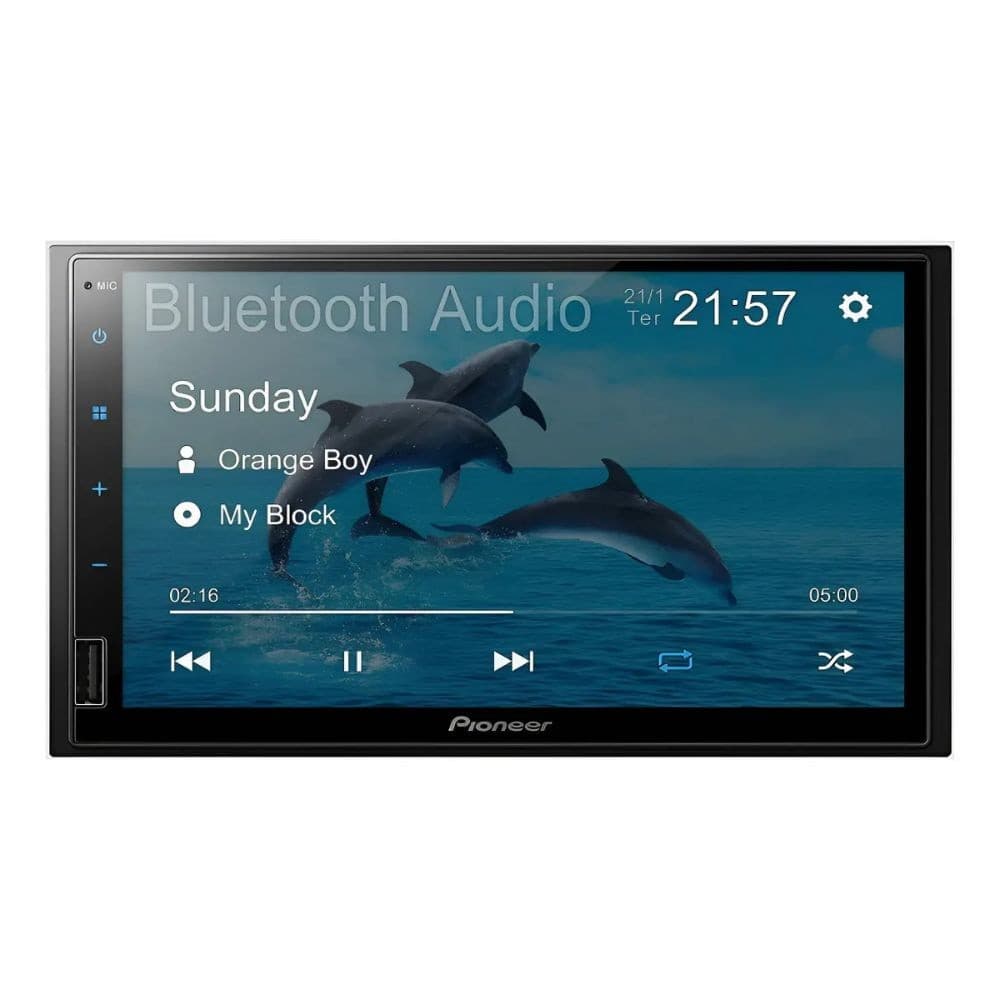 Multimídia Pioneer 7 Polegadas Usb Espelhamento Android Dmh-145br