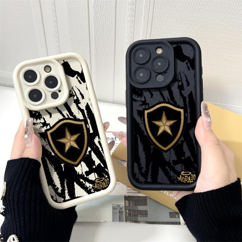 Capinha de celular anti impacto de Clube de Futebol Botafogo para iPhone 11 12 13 16 17 14 pro max 15 Plus 17 Air  capa