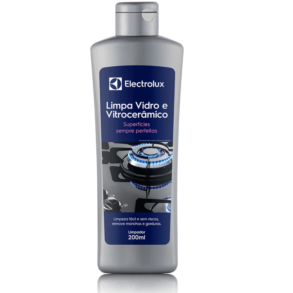 Limpa Vidro e Vitroceramico Electrolux 200ml Cooktop Indução Fogão Piso Fornos- MIcroondas Universal