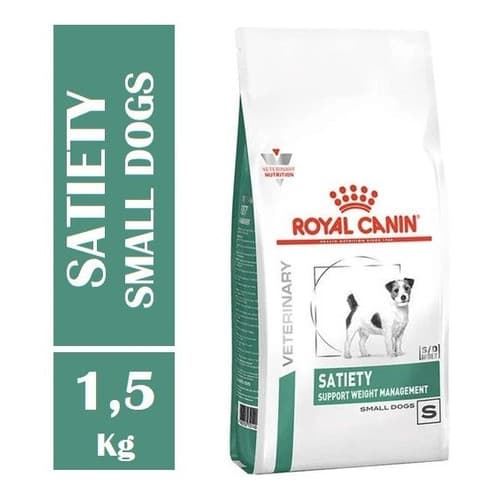 Ração Royal Canin Veterinary Diet Satiety Small Dog Cães Pequenos 1,5 Kg