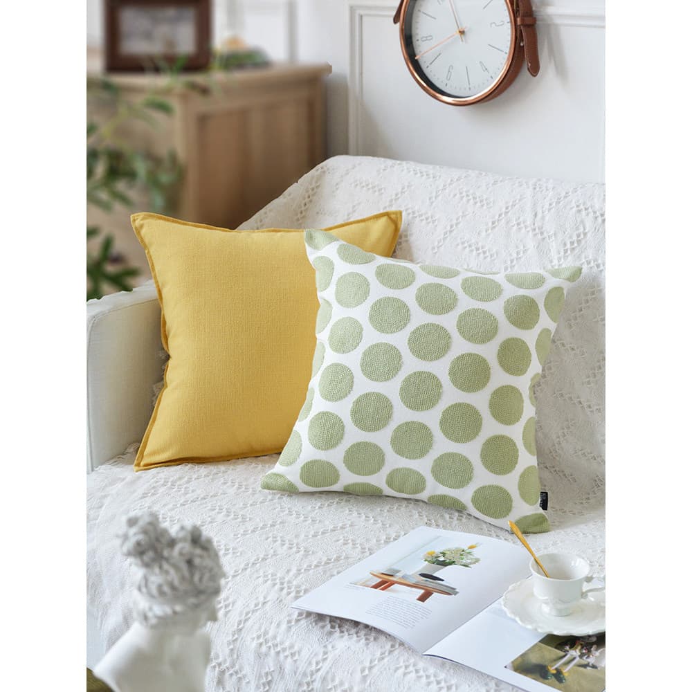 Nordic Polka Dot fronha sala de estar quarto sofá linho travesseiro muscular b & bb cama travesseiro lombar escritório t
