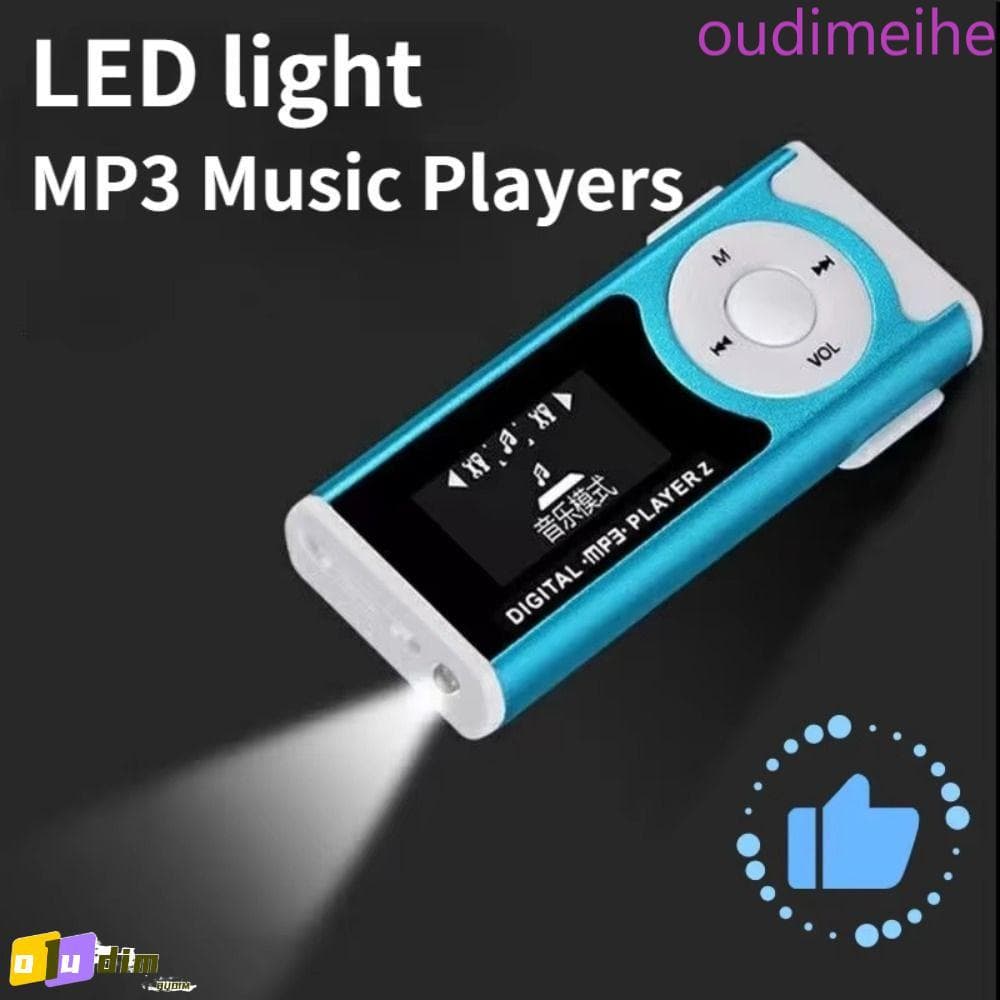 Leitores De Música MP3 USB OUDIMEIHE , Com Slot Para Cartão De Tela LCD Mini Reprodutor De MP3 Portátil , Walkman De Est