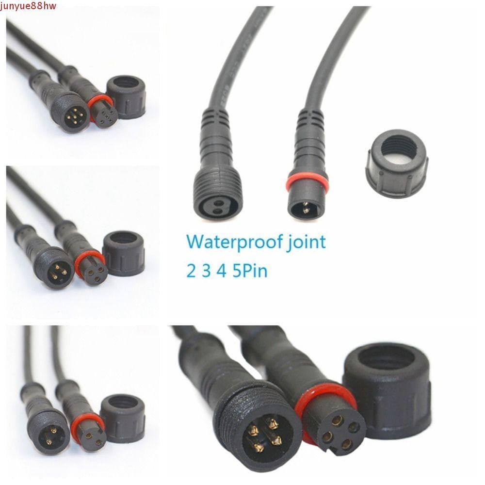 JUNYUE Tiras De Led Conector Macho E Fêmea , Para De Cabo À Prova D'água , PVC