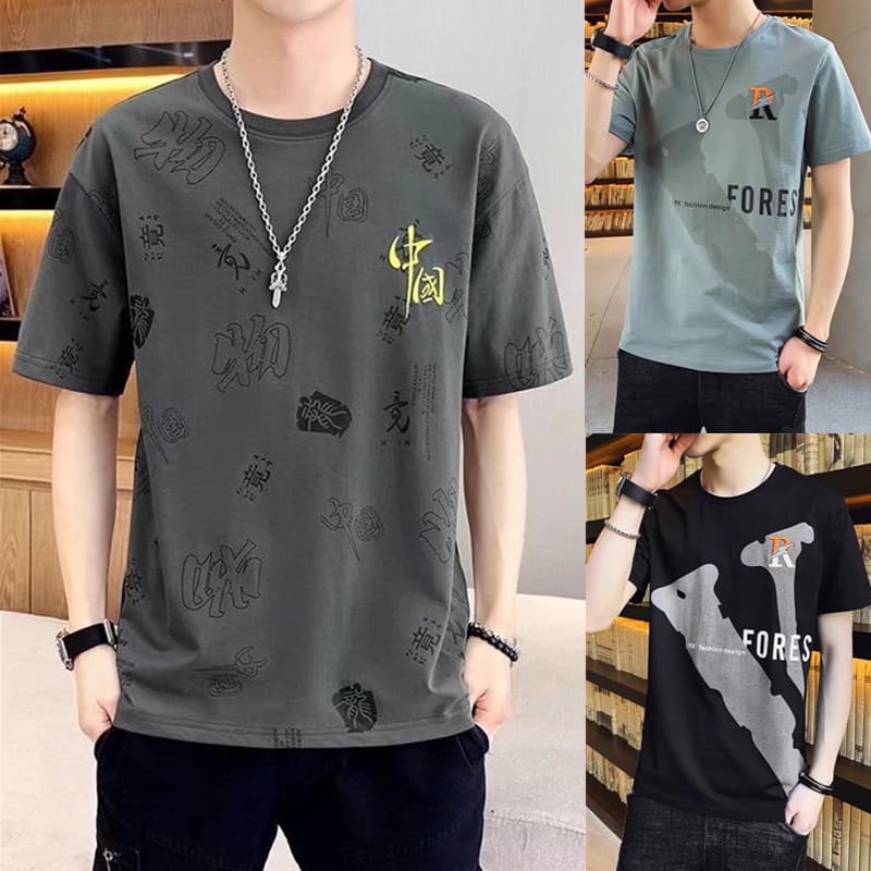 9.9 Yuan Work Work Work resistente ao desgaste resistente à sujeira camiseta de manga curta masculina barata