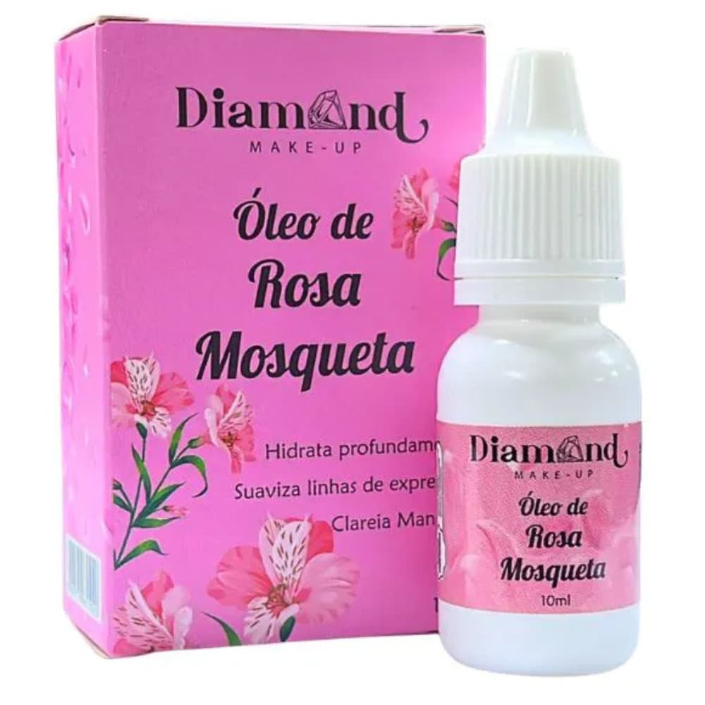 Óleo de Rosa Mosqueta 10g - Diamond Makeup 10ml