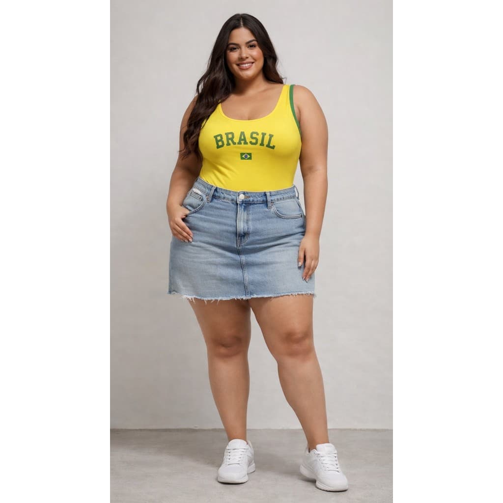 Body Do Brasil Plus Size Tamanho Único Estilo Blogueira