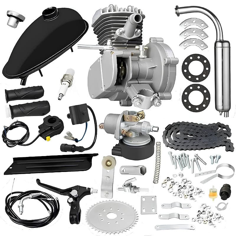 Kit Motor 80cc Completo para Bicicleta Motorizada NAKASAKI – Alta Potência, Econômico, Fácil Instalação – Envio Imediato