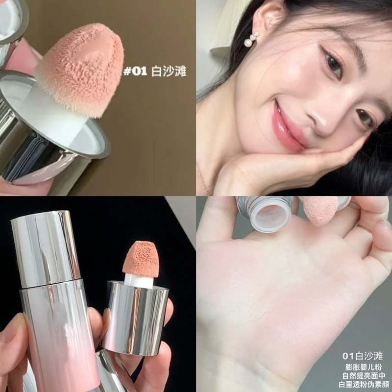 Natural Pseudo-Face ~ Cheek Colorido Líquido Blush Revelando Macio Estilo Coreano Japonês Diversos Puro Desejo Rouge Cre