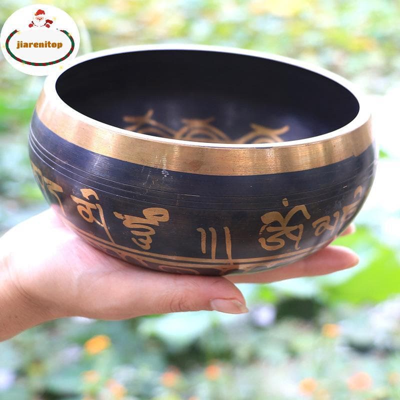 jiarenitop Tigela De Som De Buda , Sino Tibetano , Yoga , Meditação , Canto De Metal , Carrilhão De Latão , Artesanato ,