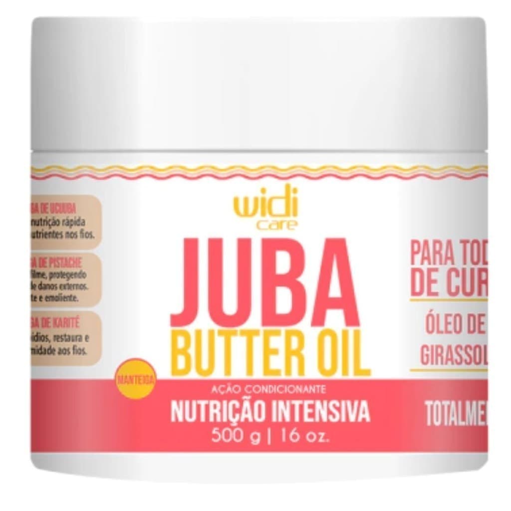 Máscara Butter Oil Juba 500g – Hidratação e Reparação Profunda