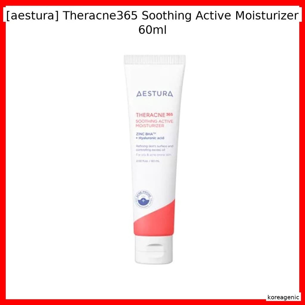 [aestura] Theracne365 Hidratante Ativo Calmante 60ml/,