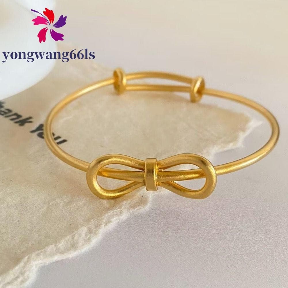 Pulseiras De Laço YONGWANG , Pulseira De Punho De Arco De Luxo Doce , Joias De Com Design Ajustável