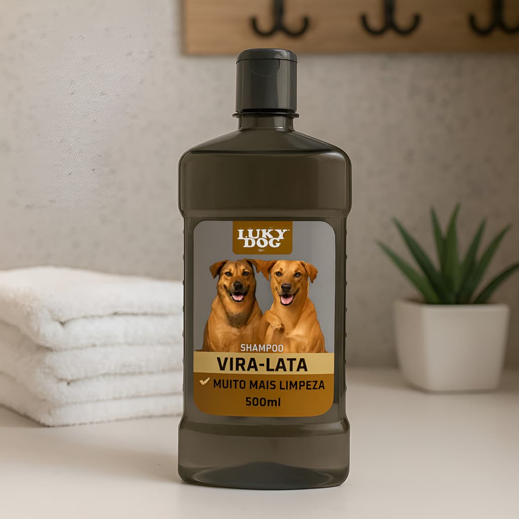 Shampoo Lucky Dog Vira Lata Uso Frequente 500ml