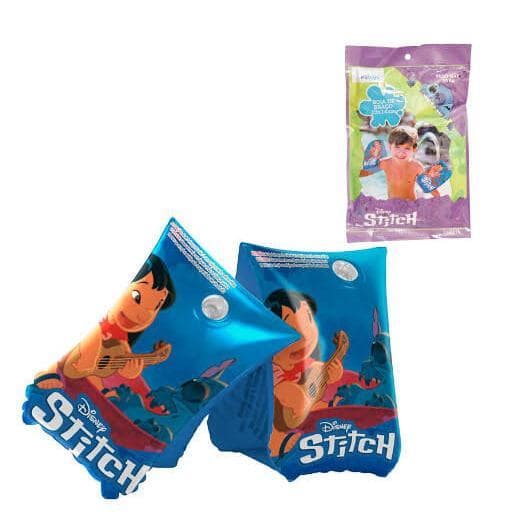 BOIA DE BRAÇO INFANTIL STITCH ATE 20kg BOIA PISCINA DISNEY
