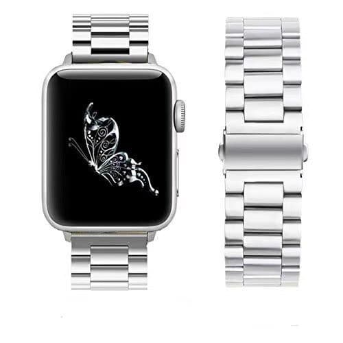 pulseira de aço inoxidável sólido para apple  smart watch série ultra 7 8 49 46 45 44 42 41 40 38 mm iwo w37 s8 w27
