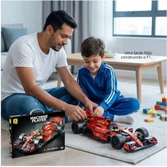 F1 Bloco de Construção 455/1163 Peças Brinquedo Compatível Carro Montar para Criança/Adulto BLEG11