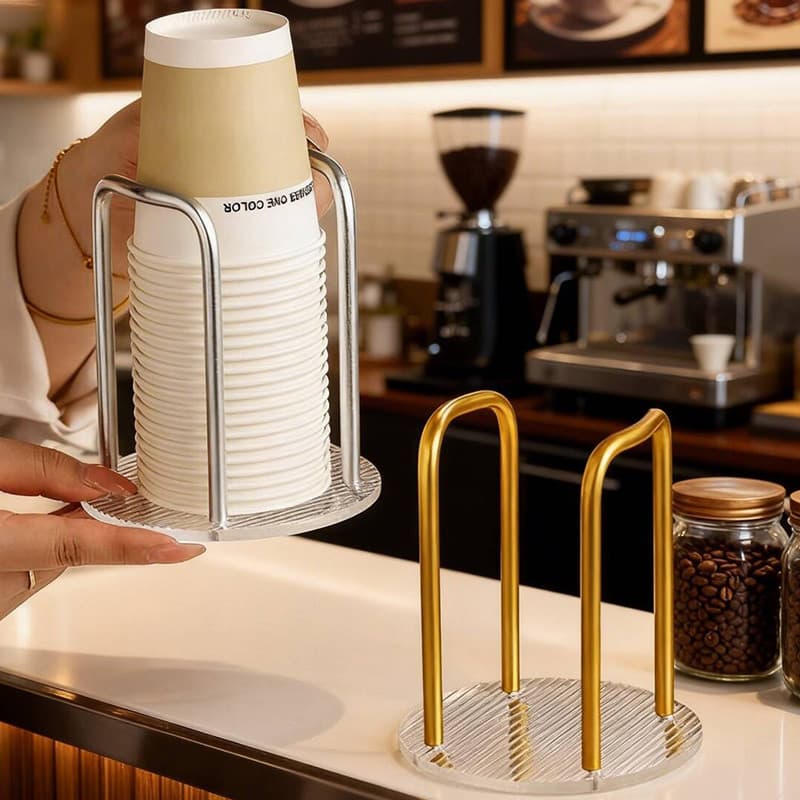 suporte para copos bandeja acrilico organizador cozinha escorredor de talheres Para mesa de jantar/mesa de centro