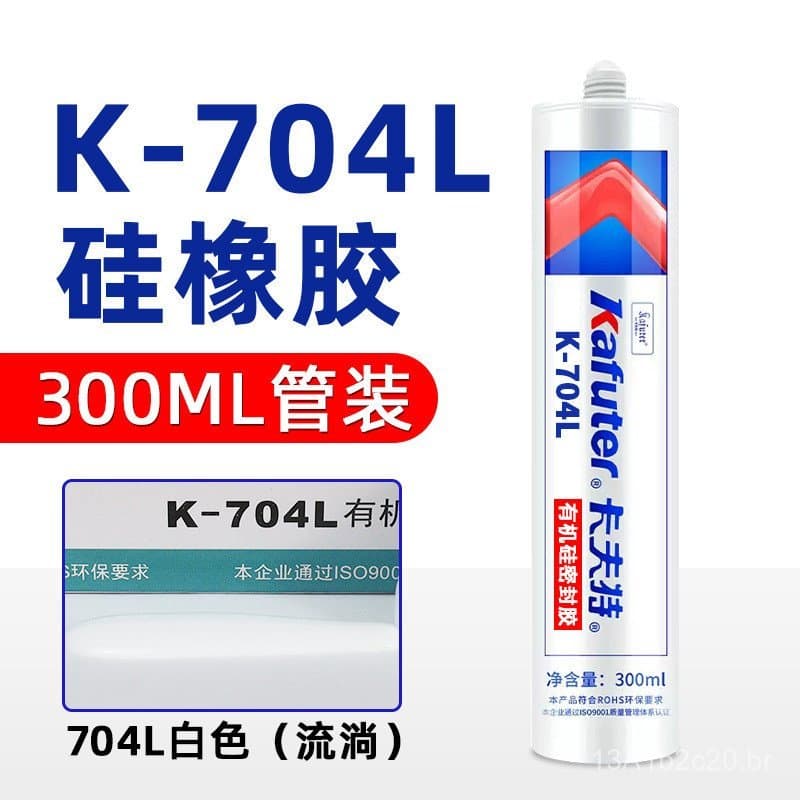 Selante de Borracha de Silicone Semi-Fluido Kraft K-704L para Componentes Eletrônicos e Elétricos 300ml