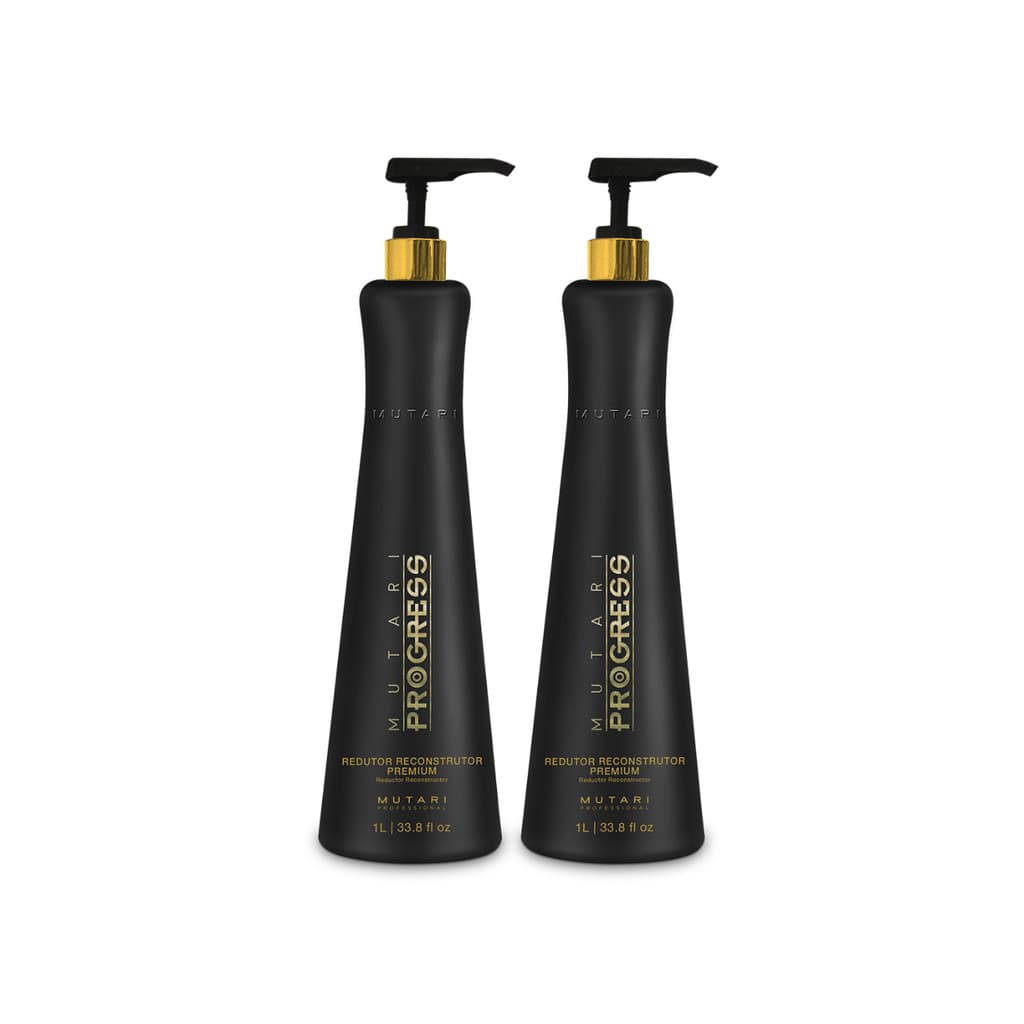 Kit 2 Progressiva Mutari Progress Selagem Profissional 1l