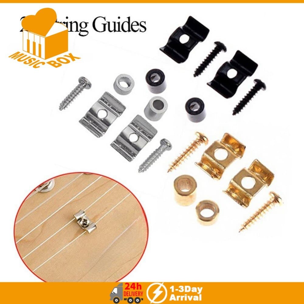 1 Par De Árvores De Cordas Para Guitarra Elétrica Com Guia De Parafuso , Acessórios Telecaster