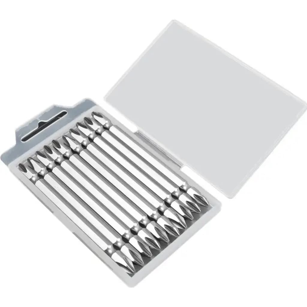 Kit Bits Phillips 1/4 Duplo Imantado Para Furadeira