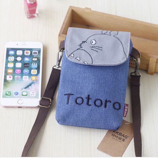 Bolsa para celular feminina, Mini bolsa de lona para celular, bolsa jeans crossbody, bolsa para celular, mudança pequena