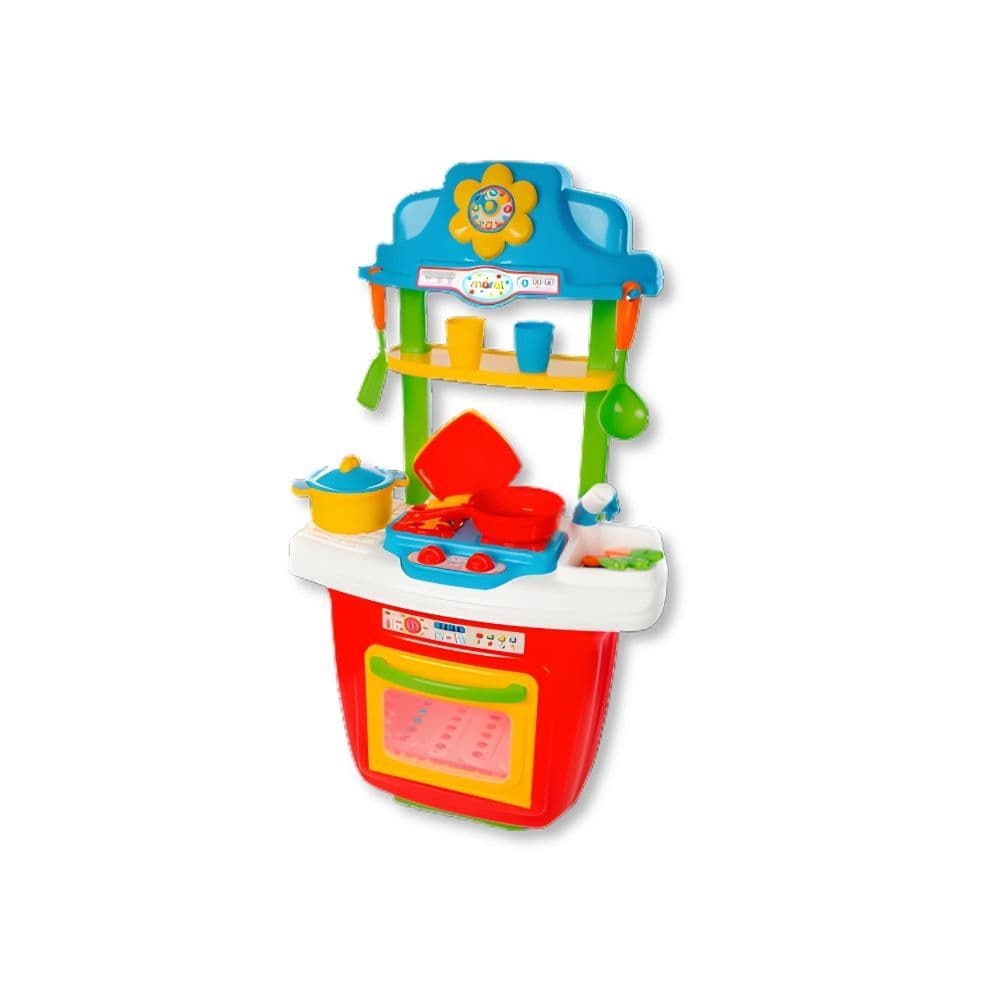 BRINQUEDO COZINHA INFANTIL PORTATIL COLORIDA - MARAL