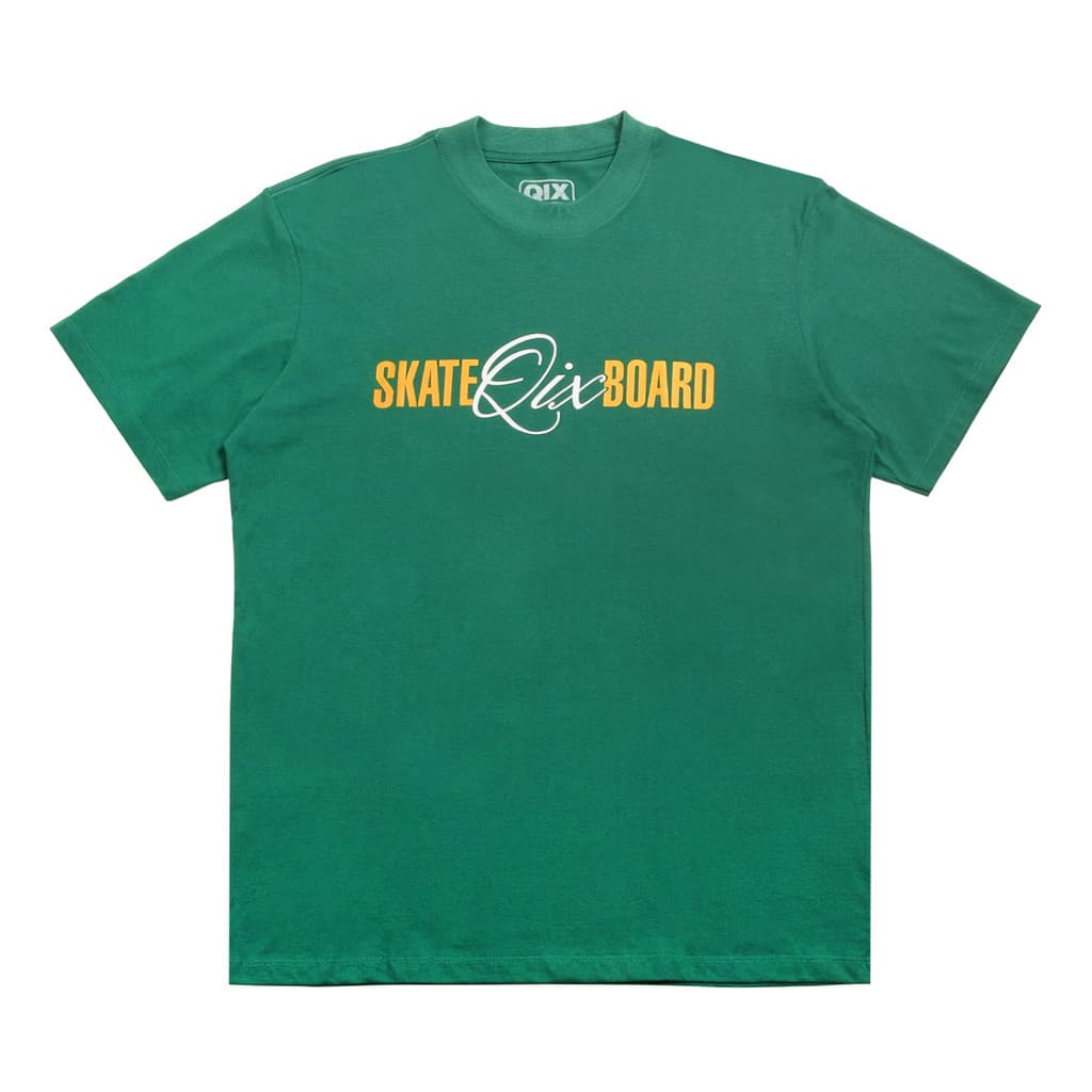 Camiseta QIX Street Skate Board Since 1993 Gola Redonda Manga Curta Oversized