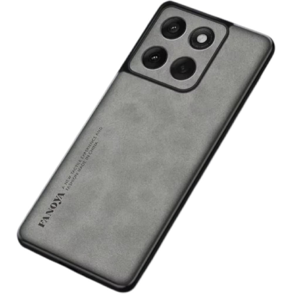 Capa Couro Camurça Para Motorola Edge 60 Pro Capinha Luxury Toque Macio Interior