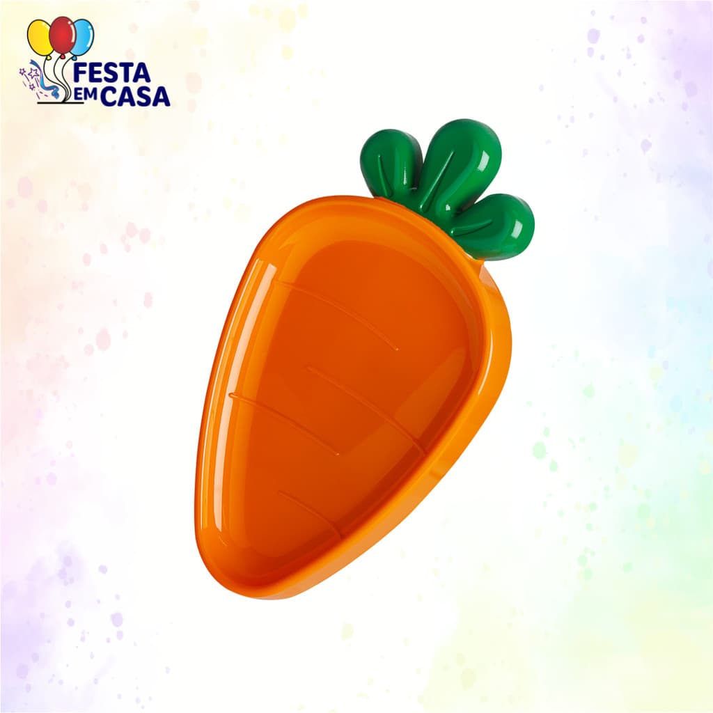 Bandeja Petisqueira Cenoura Páscoa Inúmeras Cores