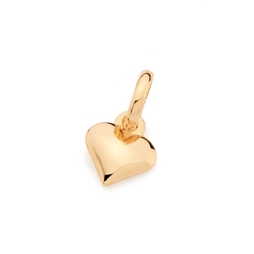 Pingente Rommanel Coração Liso Banhado A Ouro - 541942