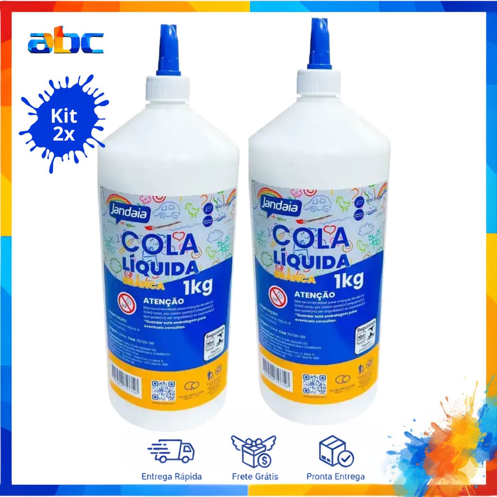Kit Cola Liquida 1kg
