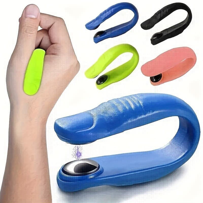 1pc Enxaqueca E Tensão Alívio Acupressão Clip-Thumb Acupoint Massageador Para Dor De Cabeça Do Estresse