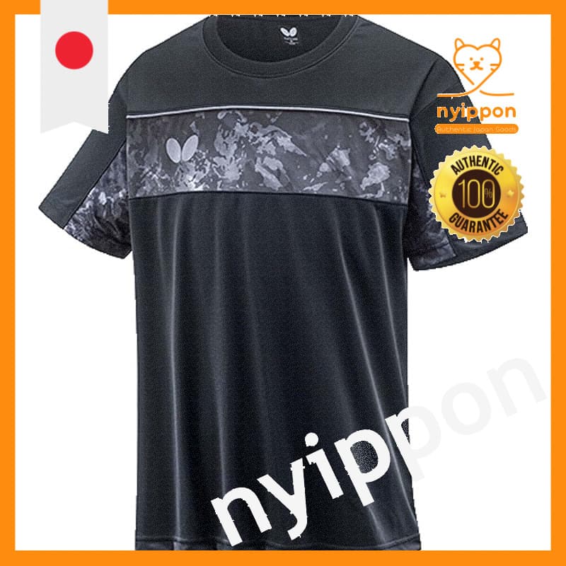 Camiseta Borboleta Tênis De Mesa Racena Unissex Preta (278) Tamanho S/M/L/O/XO