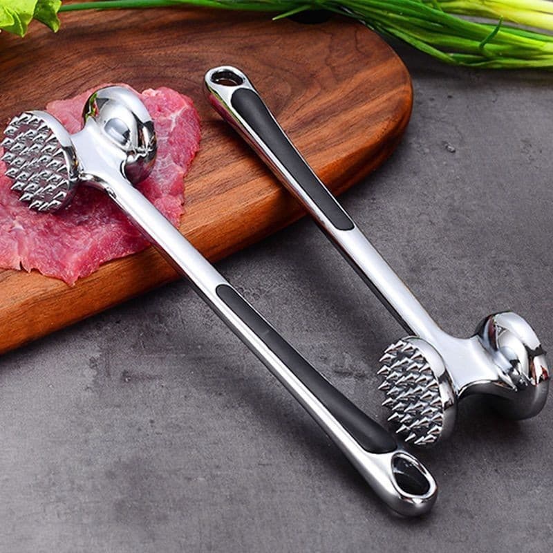 Martelo de Cozinha Para Carne em Aço Inox Resistente--KL-1054