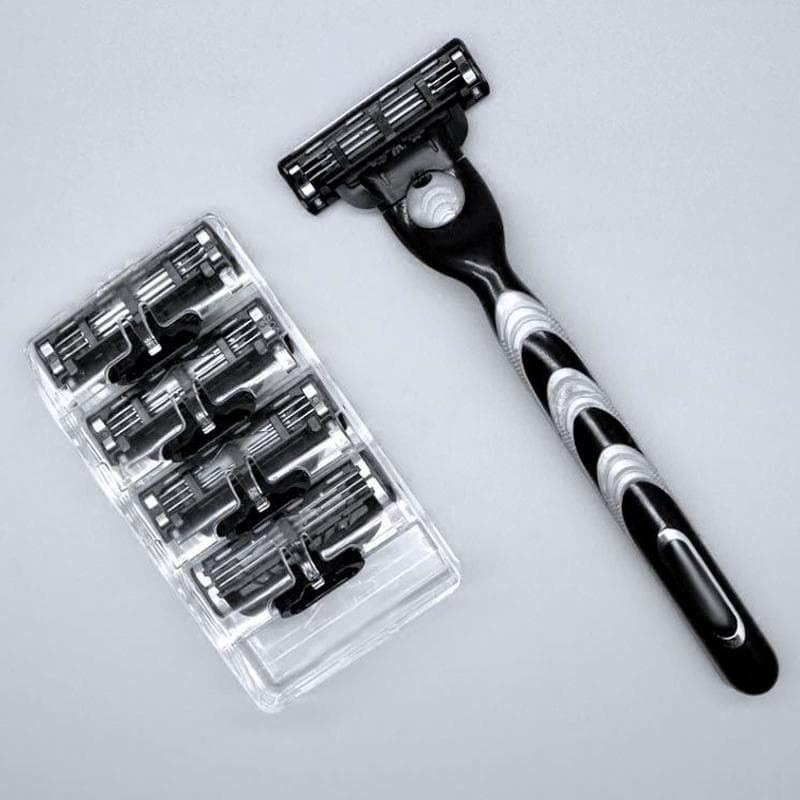 Navalha de três camadas Geely Navalha Manual de 3 camadas Faca de barba Cabeça de barbear masculina Universal Sharp 3 Bl
