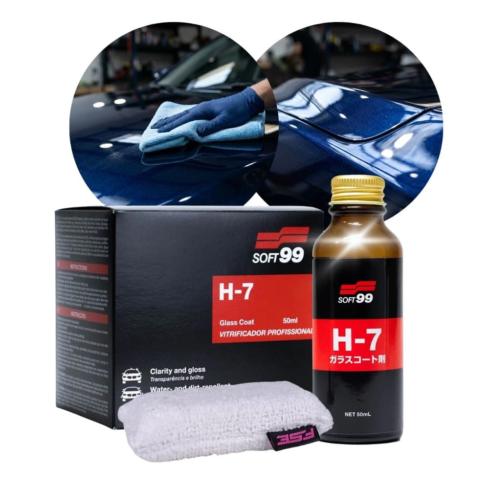 Vitrificador De Pintura Automotiva Glass Coat H7 27ml Soft99