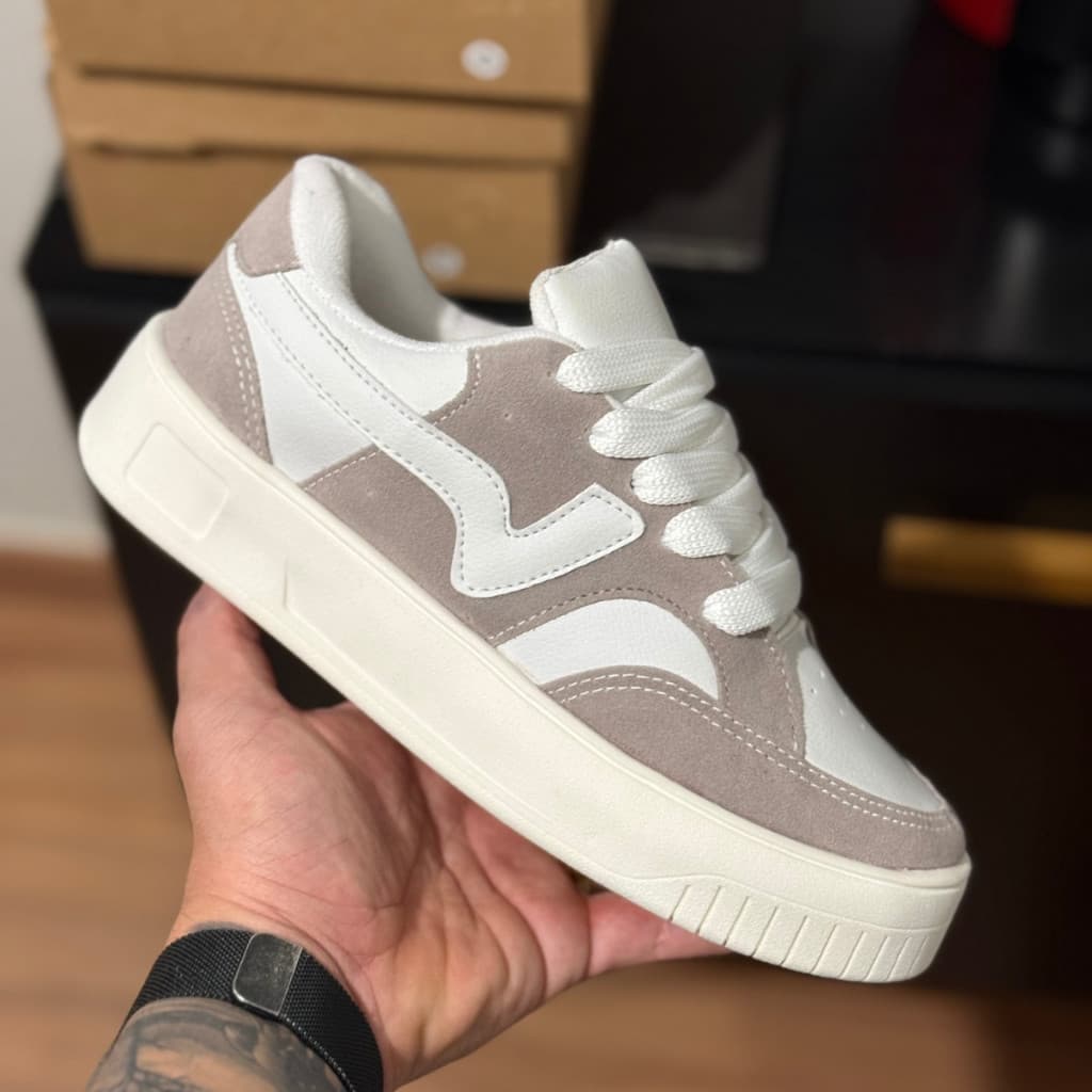 Tenis Feminino Calçado Plataforma Pisada Neutra