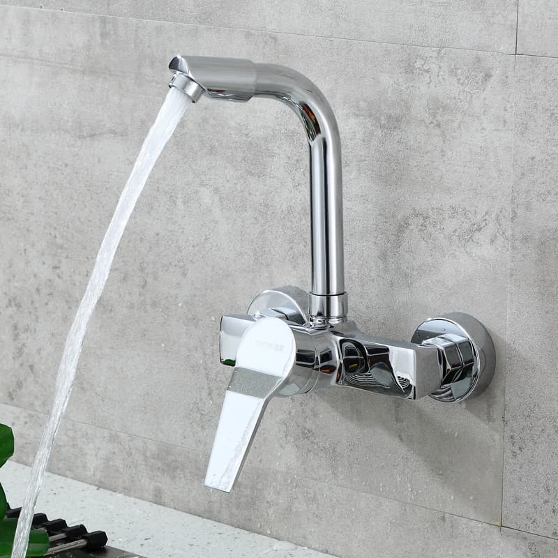 Taoguo cozinha tipo parede quente e frio torneira Universal lavatório varanda lavanderia piscina torneira