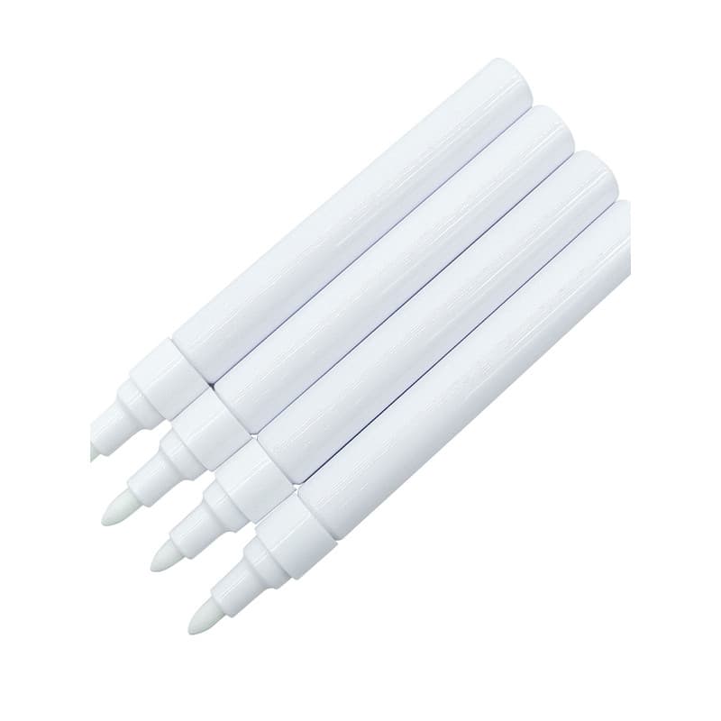 Tubo de alumínio caneta marcador de cabeça única tubo caneta à base de óleo caneta quadro branco tubo em branco caneta s