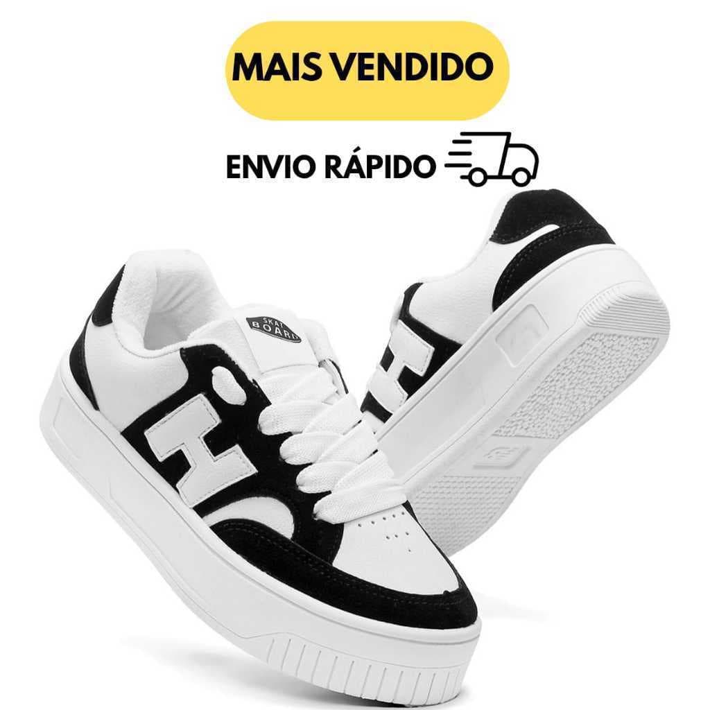 Tenis Casual Feminino Confortavél Neutro Original 34 AO 39