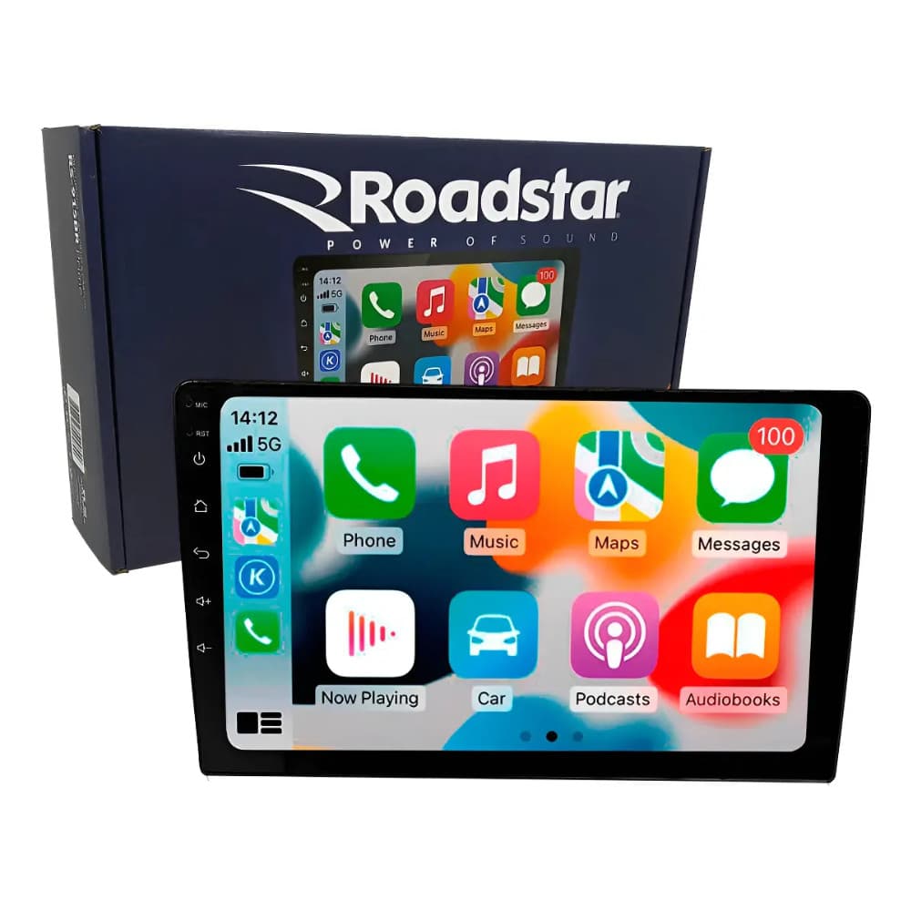 Central Multimidia Roadstar 9 Polegadas RS-915BR Prime Android Auto Apple Carplay