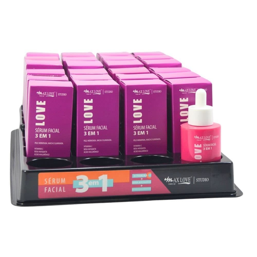 Box 24 Sérum Facial 3 em 1 Max Love