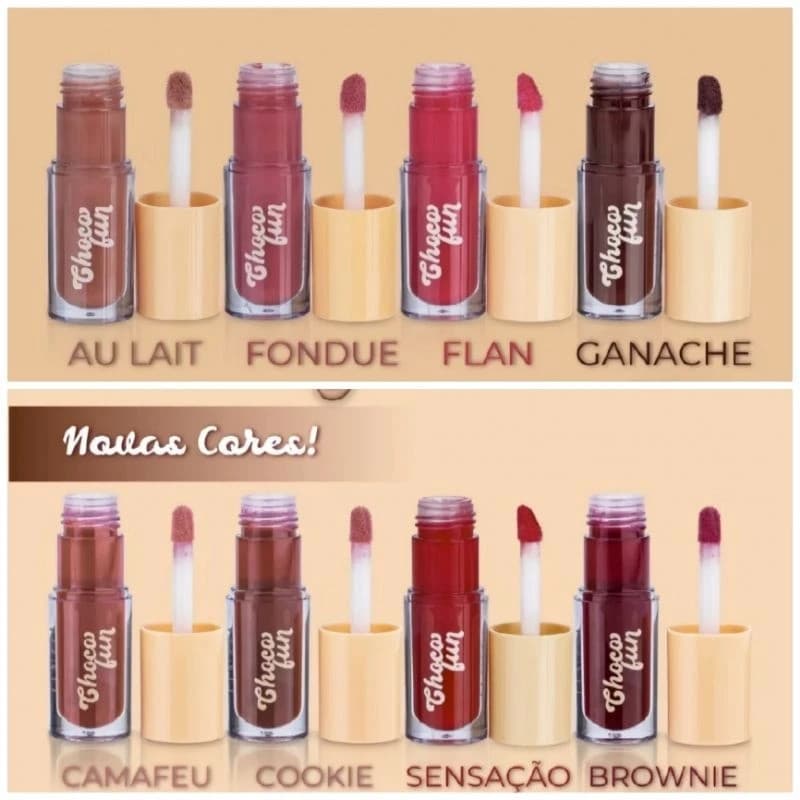 FENZZA LIP TINT CHOCO FUN GLOSS LABIAL GANACHE AU LAIT FLAN FONDUE 20085 Rushed