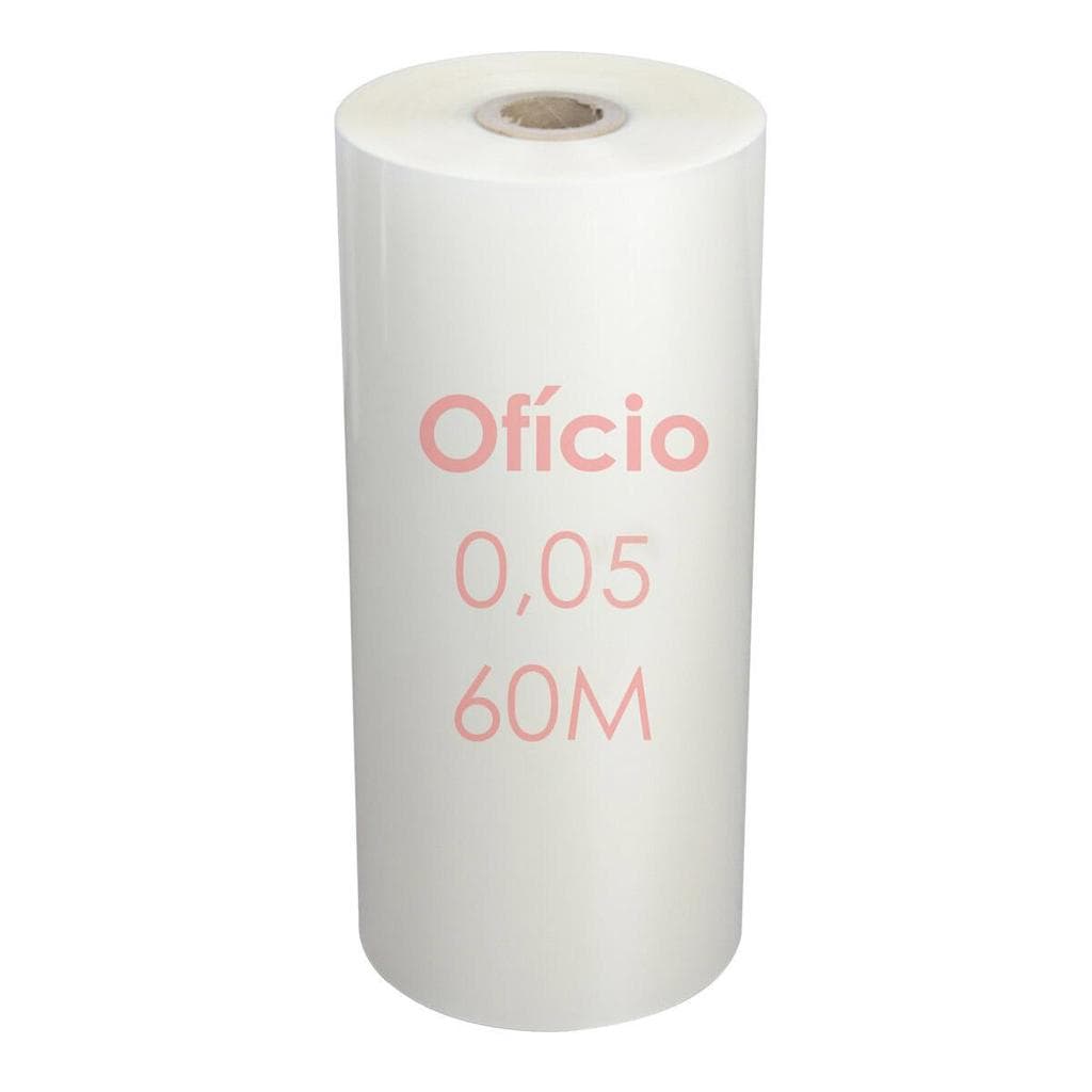Bobina Para Plastificação Ofício - A4 0,05 60 Metros