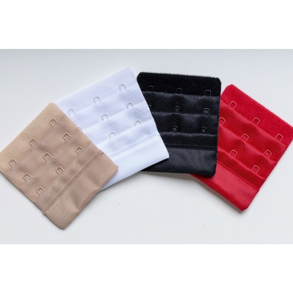 Kit 5 Extensor Alongador sutiã Colchete 3x3