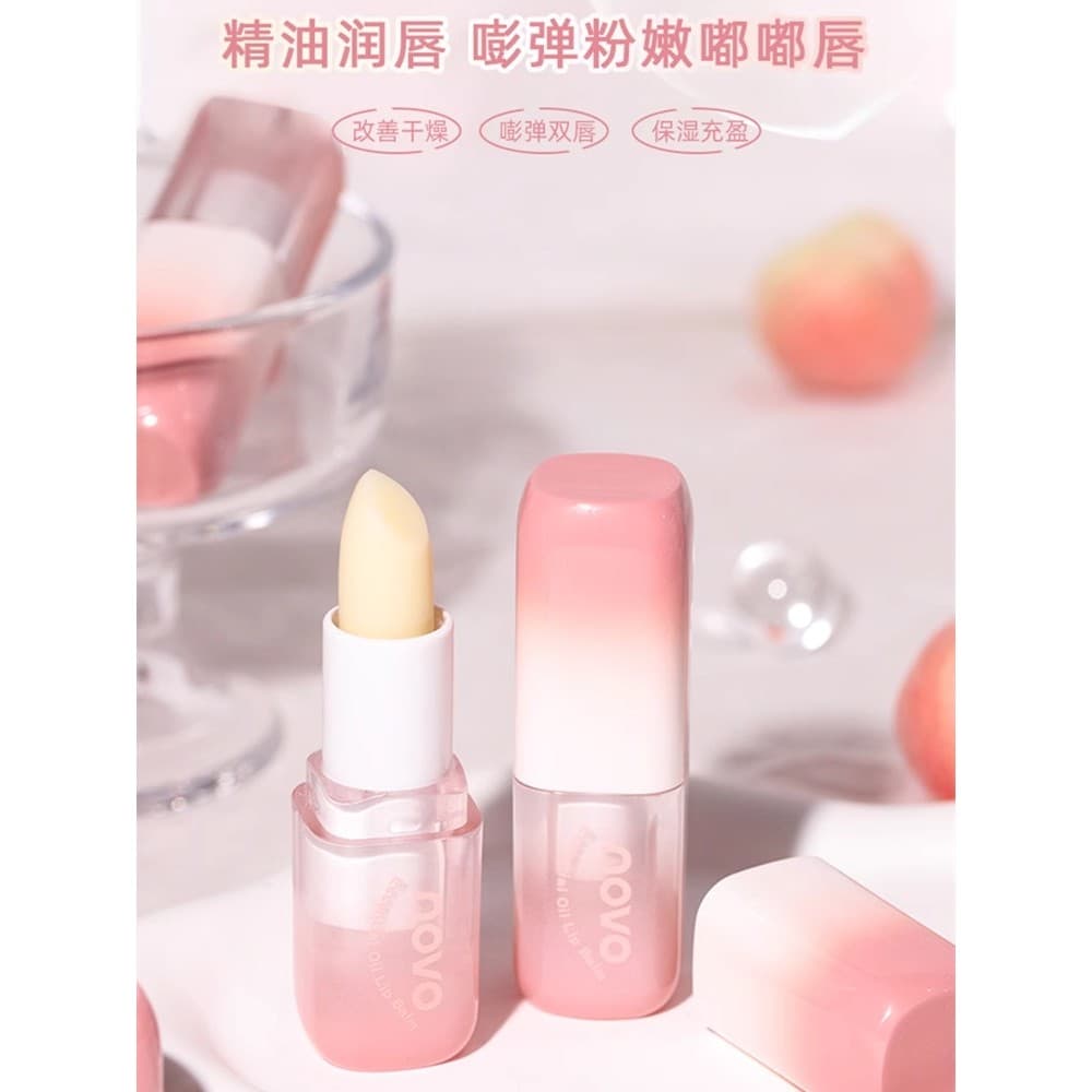 Novo Lip Balm Hidratante Hidratante Incolor Primer Batom Esfoliante Pele Morta Clareando Linhas Labiais Prevenindo Secur