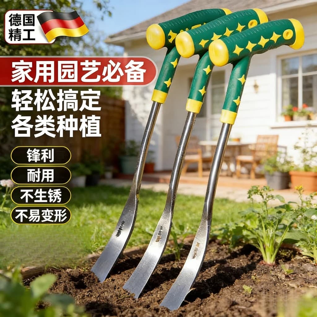 Escavando vegetais selvagens ferramenta útil especial pequena pá jardim vegetal escavação ao ar livre vegetal alho escav